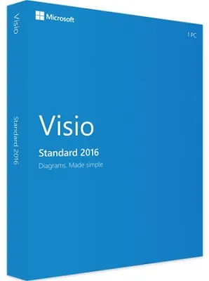 Microsoft Visio 2016 Standard (PC)