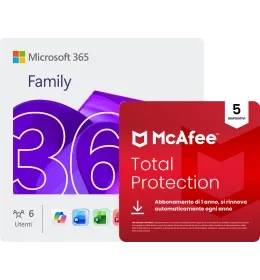 Microsoft 365 Family + McAfee Total Protection